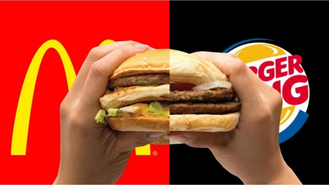mcdonalds vs burger king burgers
