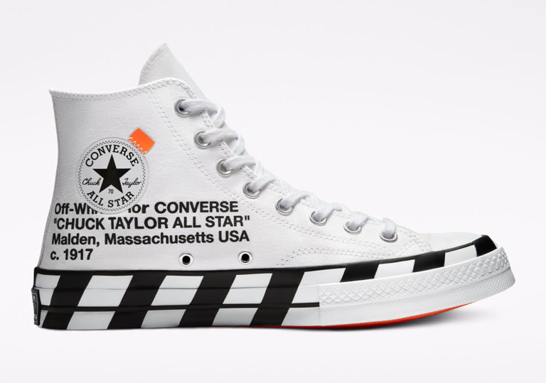 converse montante off white